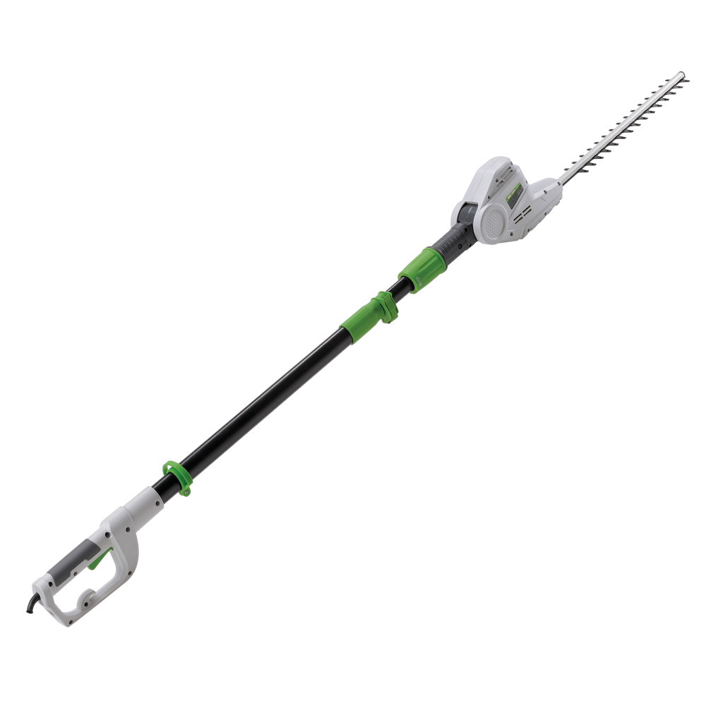 Electric online pole hedger